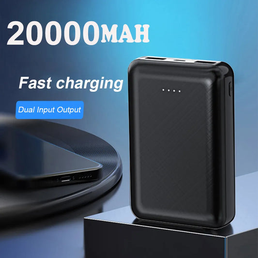 Batterie externe 20000mAh avec recharge rapide et sécurité intégrée