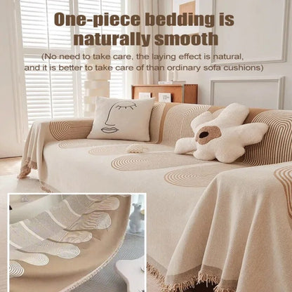 Jeté de Canapé Élégant avec Motifs Uniques