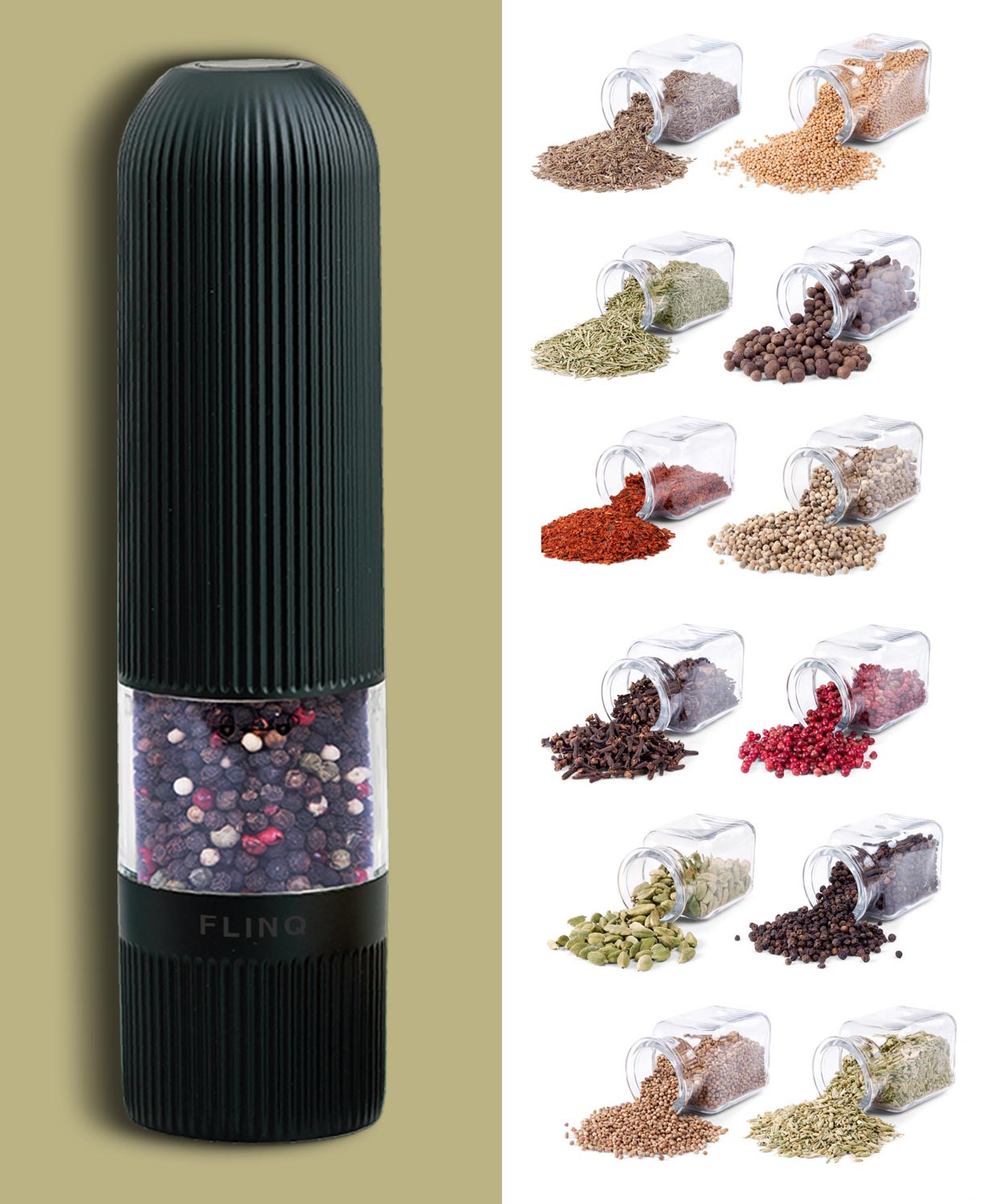 Moulin à Poivre et Sel Électrique Pratique et Élégant