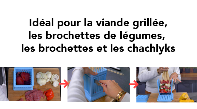 Outil de Découpe Innovant pour Brochettes Parfaites