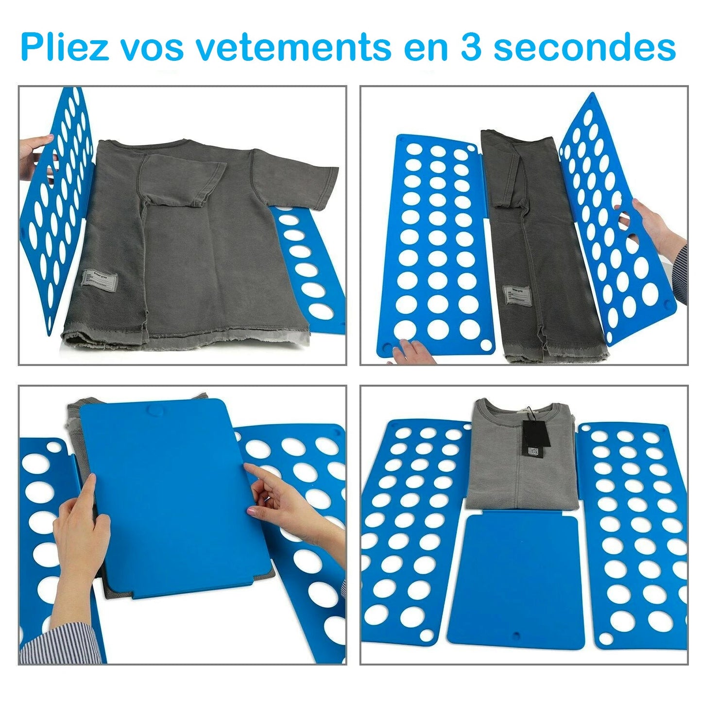 Planche de Pliage Pratique pour Vêtements d'Enfants et Adultes