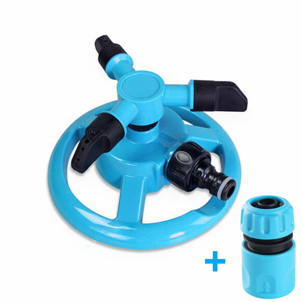 Arroseur automatique 3 bras à 360° pour un jardin éclatant