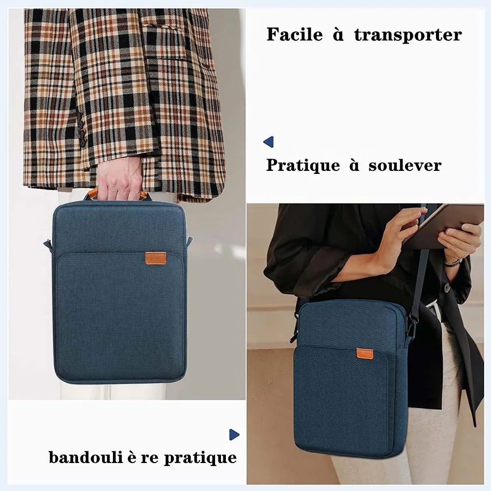 Sac Bandoulière Élégant pour Tablette et Accessoires