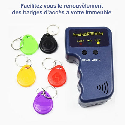 Système Duplicateur de Badges d'Accès RFID avec 5 Badges Inclus