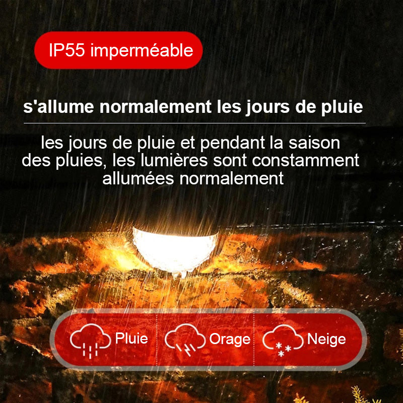 Applique Murale Solaire 55 LED - Éclairez Votre Extérieur !