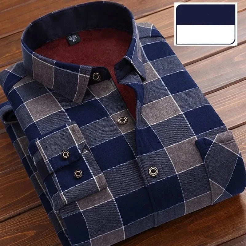 Chemise Vintage à Carreaux - Épaisse et Chic