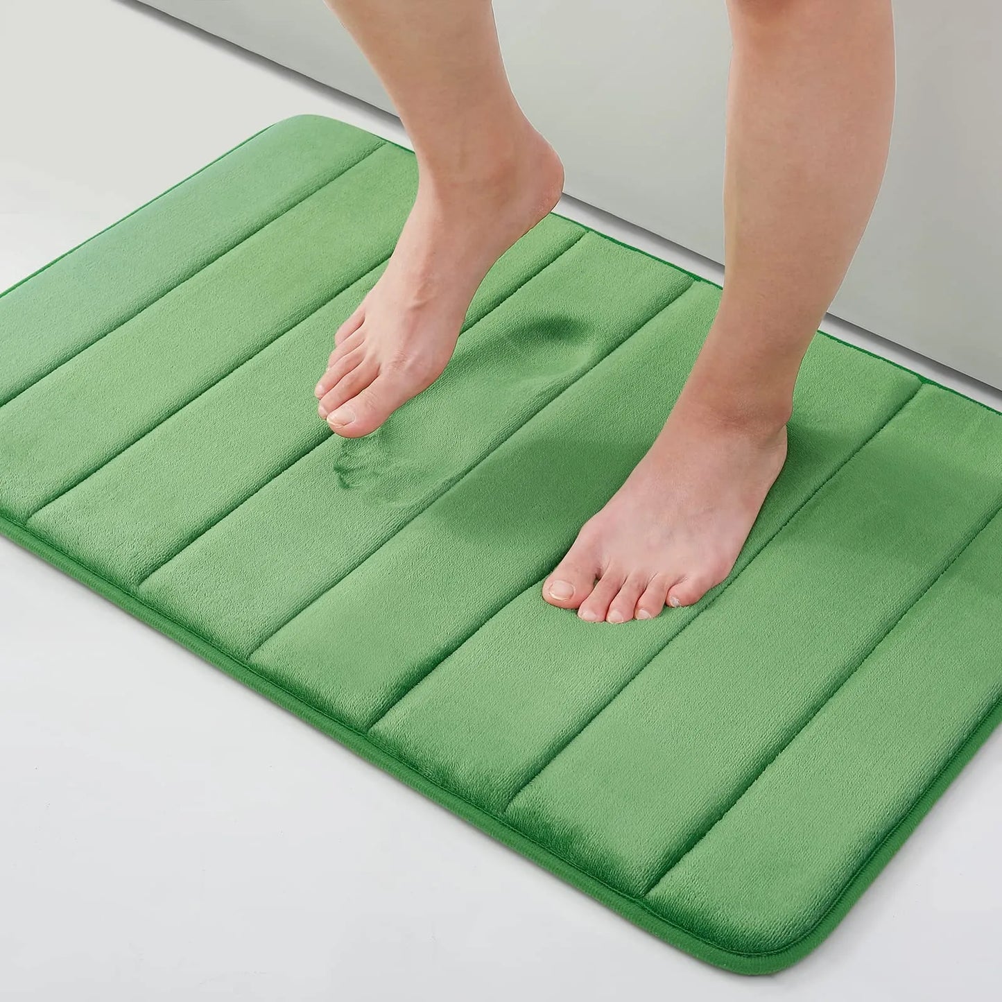 Tapis de bain en mousse à mémoire de forme absorbant et à séchage rapide