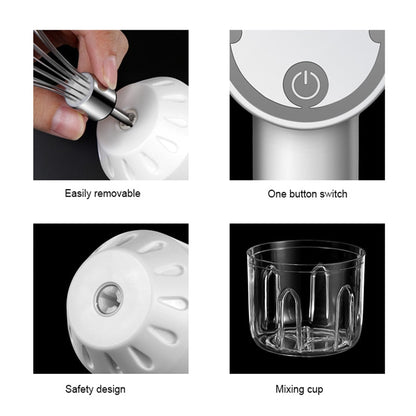 Mini Hachoir et Batteur Électrique Sans Fil Multifonction