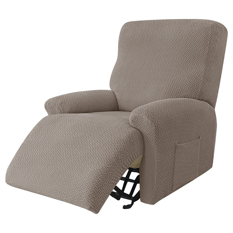 Housse de Fauteuil Élégante avec Poches Pratiques