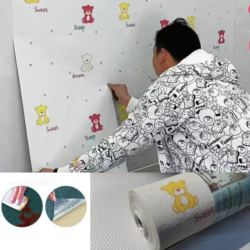 Papier peint auto-adhésif lin chic et moderne