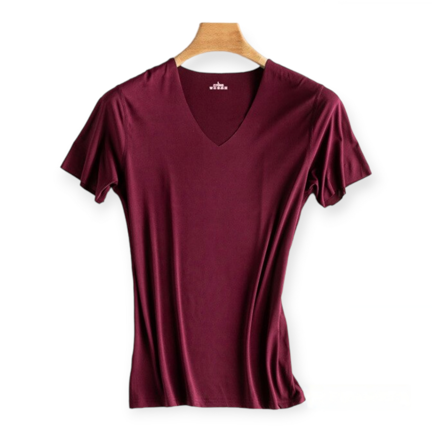 Lot de 2 T-shirts en soie glacée pour homme - Élégance et confort au quotidien