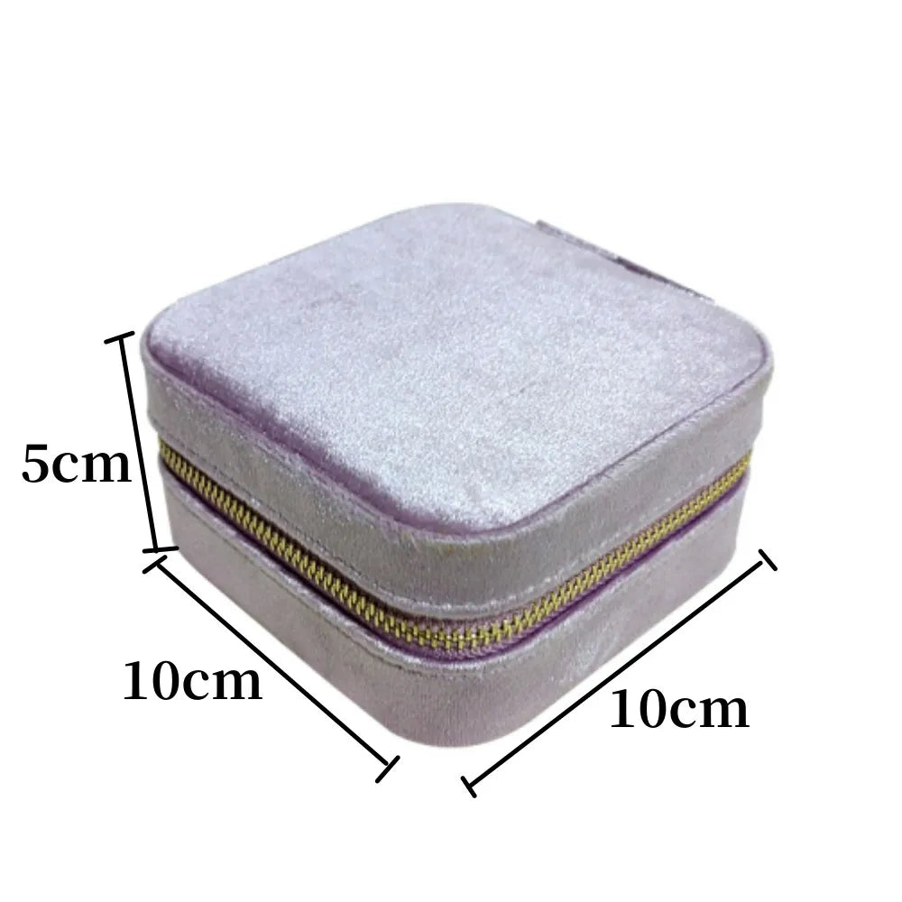 Mini Boîte à Bijoux en Velours - Élégance Complice de Vos Voyages