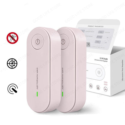 UltraBuzz - Duo de Répulsifs Ultrason Anti-Moustiques pour Soirées Sereines