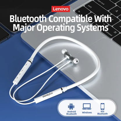 Écouteurs sans fil Bluetooth tour de cou Lenovo HE05X - Son exceptionnel et confort optimal