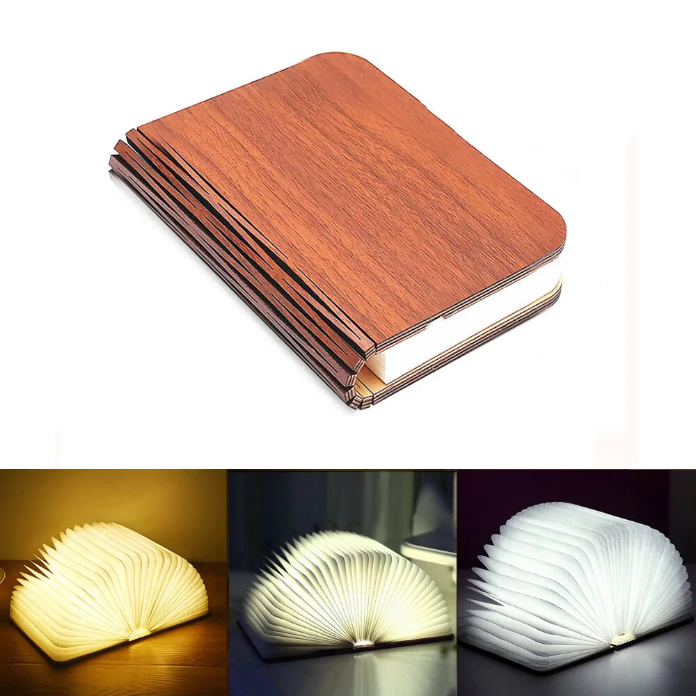 Lampe LED Pliante Booklight: Éclairez Votre Espace avec Style
