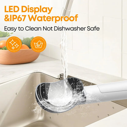 Cuillère Chauffante Électrique à 70°C avec Affichage LED pour Glaces