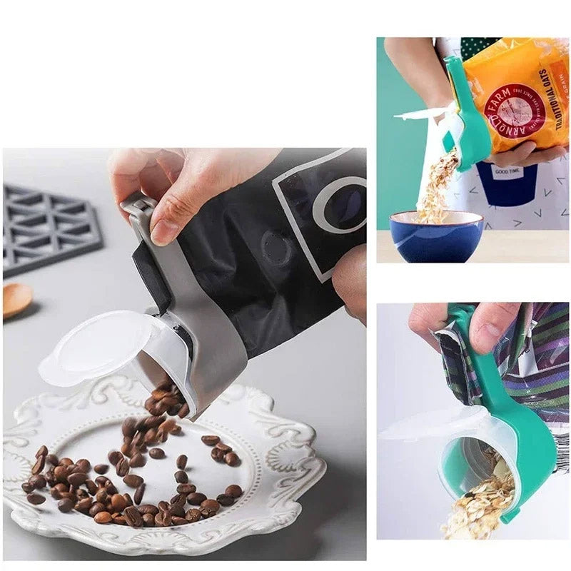 Clips de Scellage Pratiques avec Becs Verseurs pour Aliments Frais