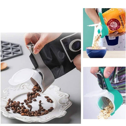 Clips de Scellage Pratiques avec Becs Verseurs pour Aliments Frais