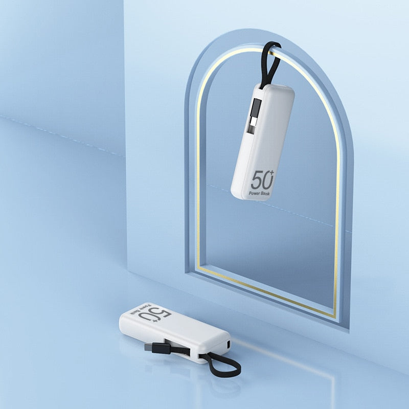 Batterie Externe Mini 5000mAh - Rechargez en Déplacement