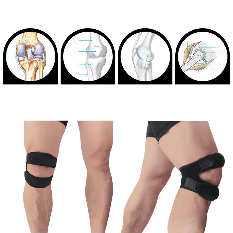 Genouillère Ergonomique avec Sangle de Soutien