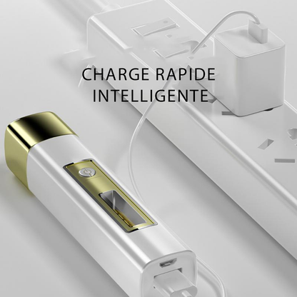 Lampe de Poche Multifonction avec Batterie Externe pour Smartphone