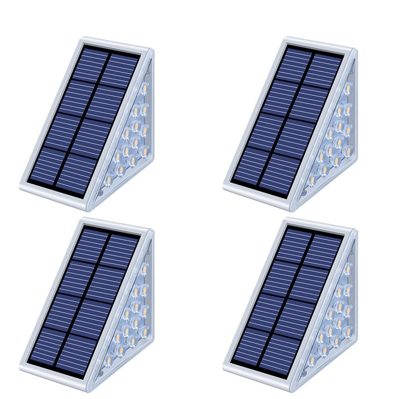 Lampe Solaire Triangulaire Éclairante pour Escaliers