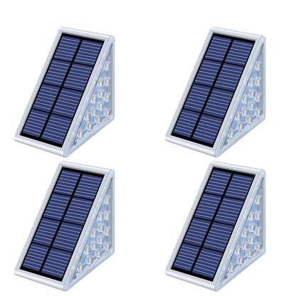 Lampe Solaire Triangulaire Éclairante pour Escaliers