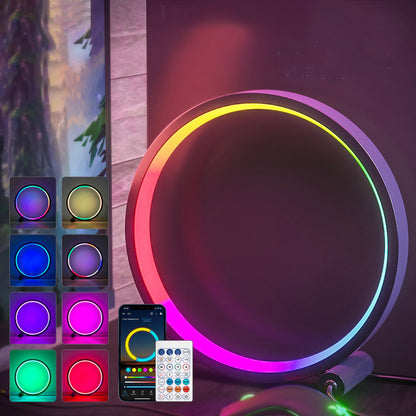 Lampe Circulaire LED Bluetooth : Modernité et Ambiance à Portée de Main