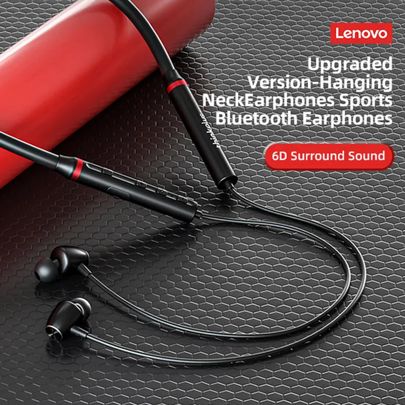 Écouteurs sans fil Bluetooth tour de cou Lenovo HE05X - Son exceptionnel et confort optimal