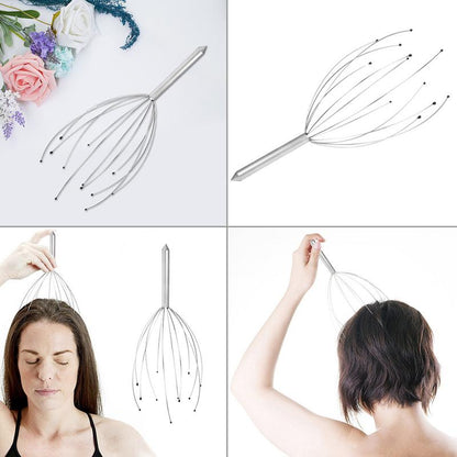 Masseur de Cuir Chevelu Relaxant Duo - Détente Instantanée