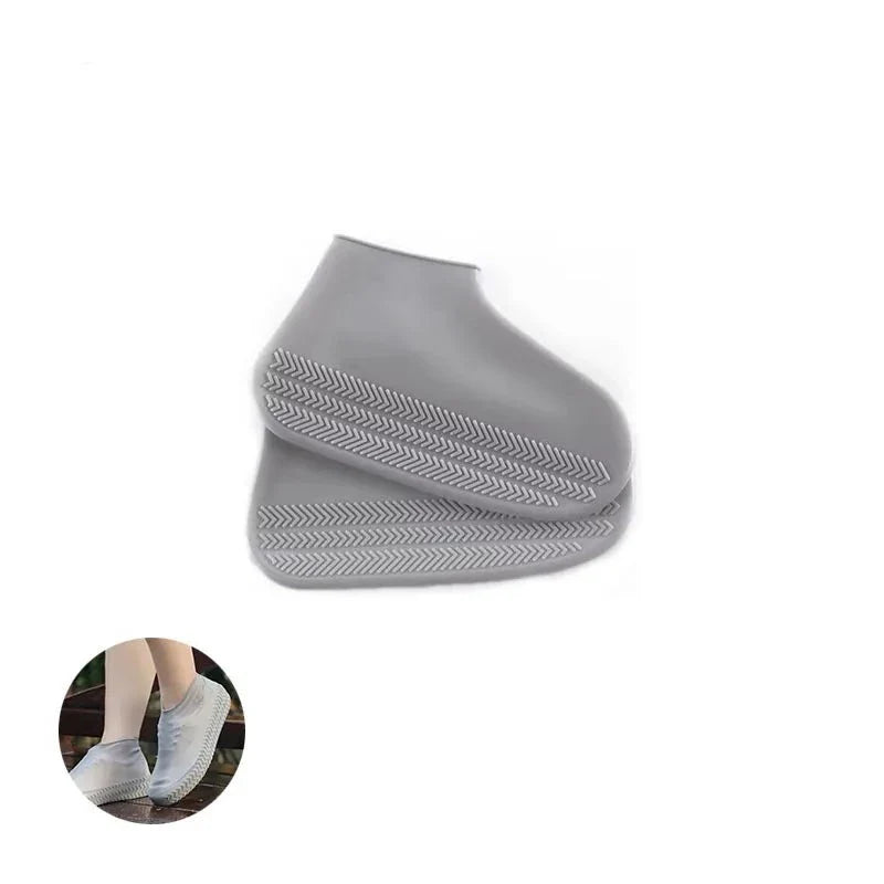 Sur-chaussures en Silicone Imperméables - Lot de 2 Paires pour Aventures Par Tout Temps