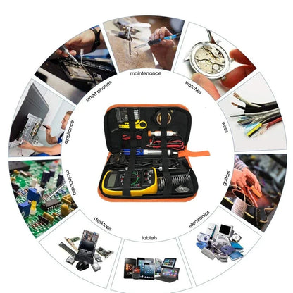 Kit de Soudure Pro avec Multimètre LCD et Accessoires Complets