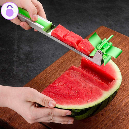 Découpe-pastèque : Lot de 2 outils pratiques pour une préparation rapide et sans tracas !