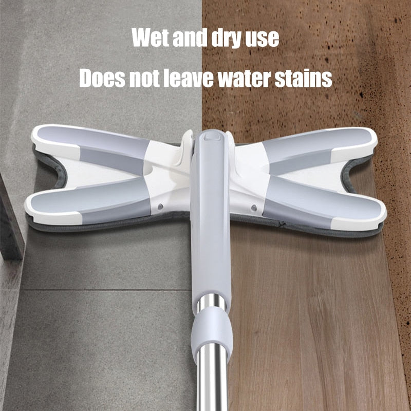 Serpillère réutilisable en microfibre 360° pour un nettoyage facile et rapide !