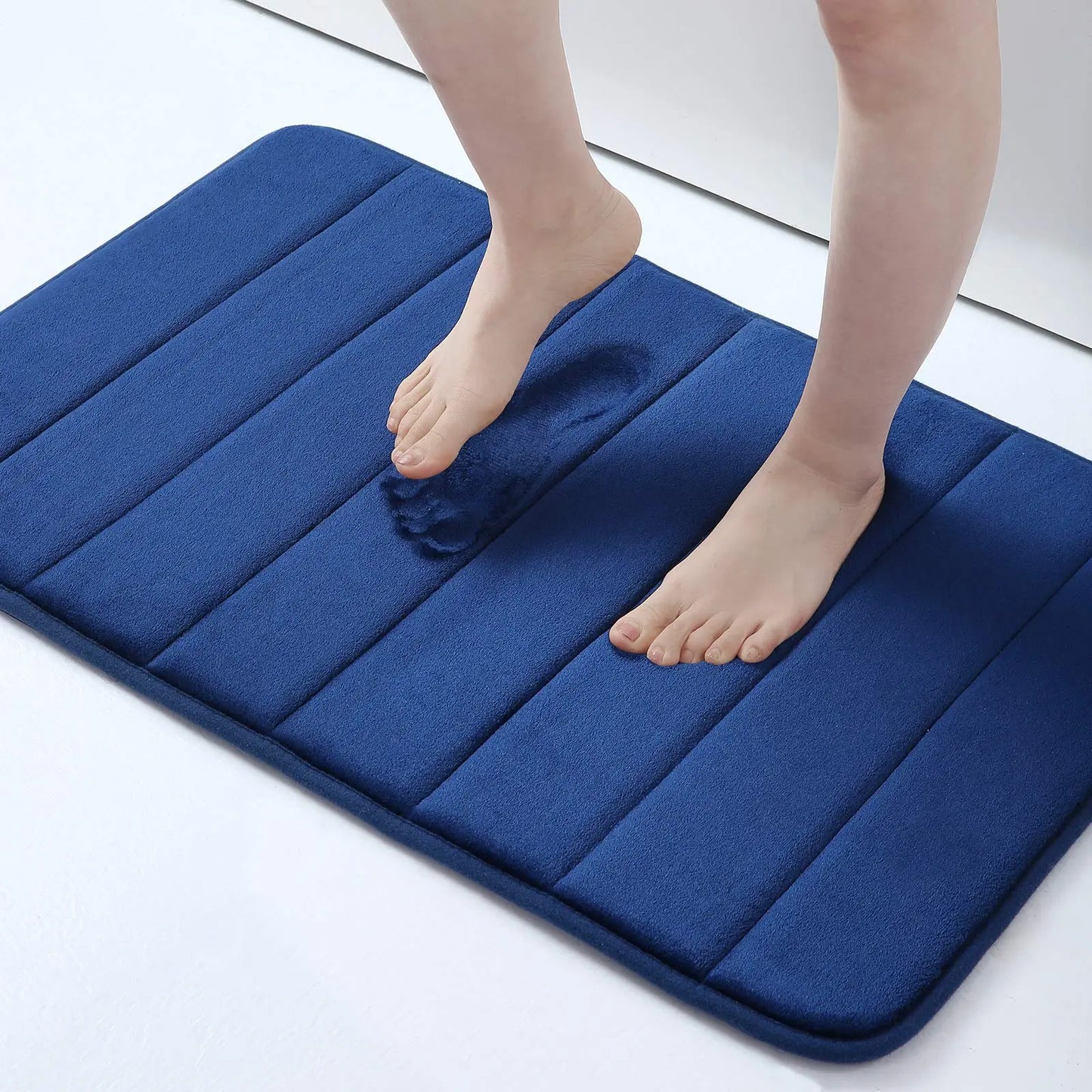 Tapis de bain en mousse à mémoire de forme absorbant et à séchage rapide