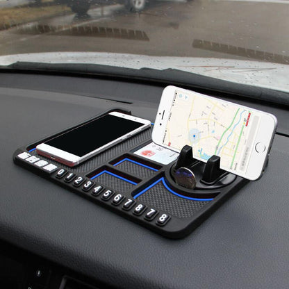 Tapis Antidérapant Innovant avec Support de Téléphone pour Voiture