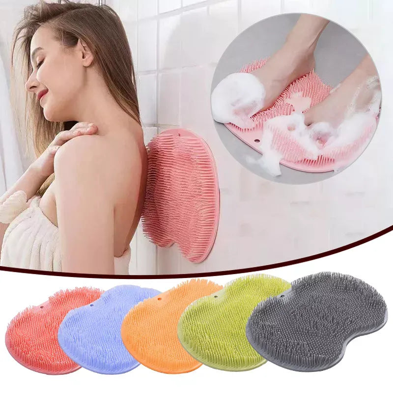 Brosse de Douche en Silicone avec Ventouse – Nettoyage Revitalisant !