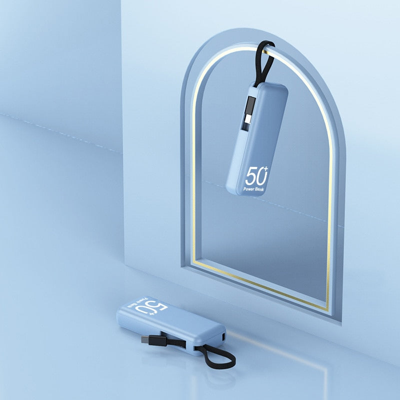 Batterie Externe Mini 5000mAh - Rechargez en Déplacement