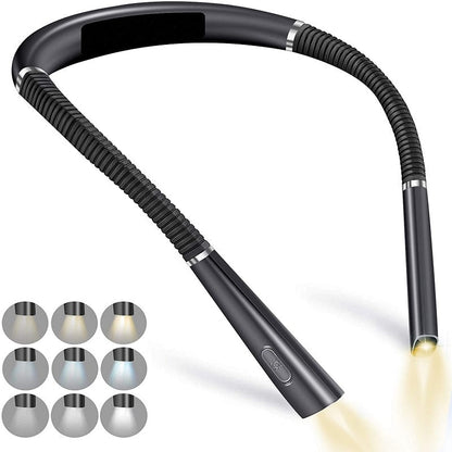 Lampe de cou flexible USB : éclairez vos nuits avec style !