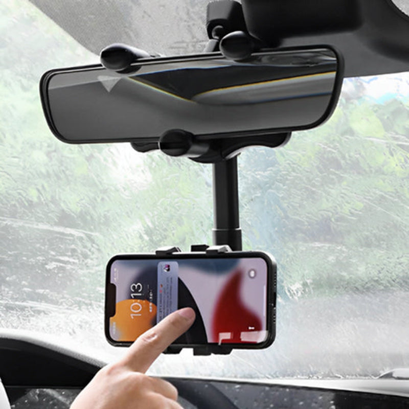 Support Téléphone Antivibration pour Voiture avec Rotation 360°