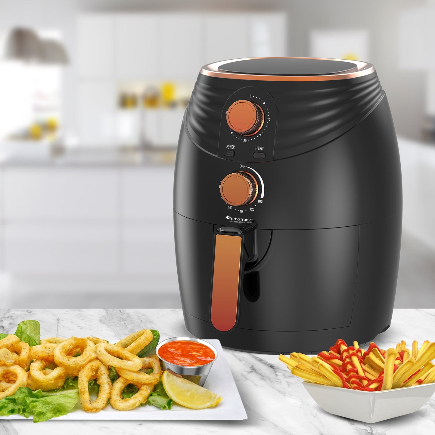 Friteuse Professionnelle Sans Huile Turbo Fry Chef – Cuisine Saine et Savoureuse !