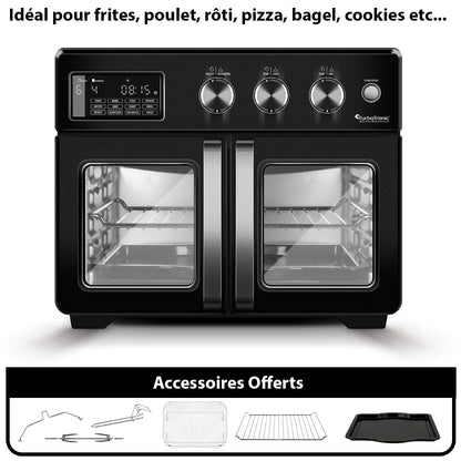 AirChef Pro de TurboTronic® – Le four à air intelligent pour une cuisine saine et délicieuse.