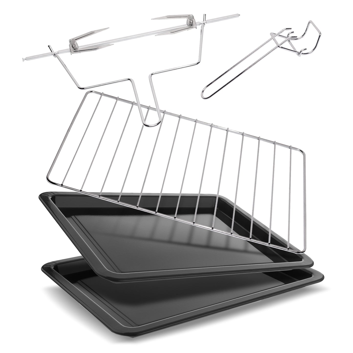 Four électrique inox à deux portes 55L – Cuisine élégante et performante