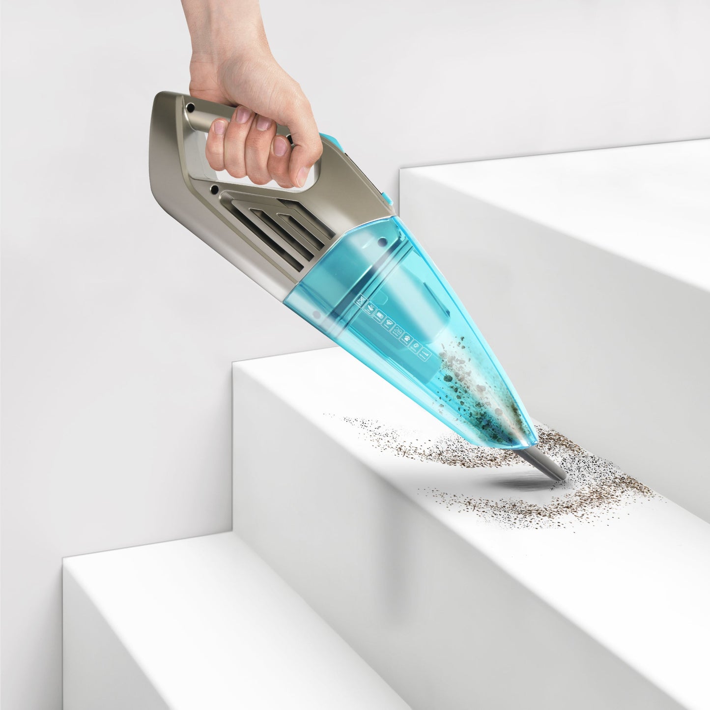 Aspirateur à main sans fil silencieux et design aux performances puissantes