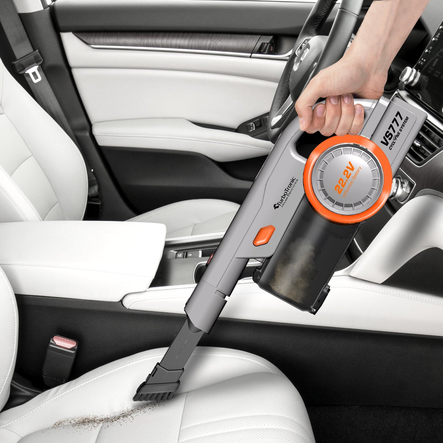 Aspirateur balai ultra léger sans fil avec chargeur mural