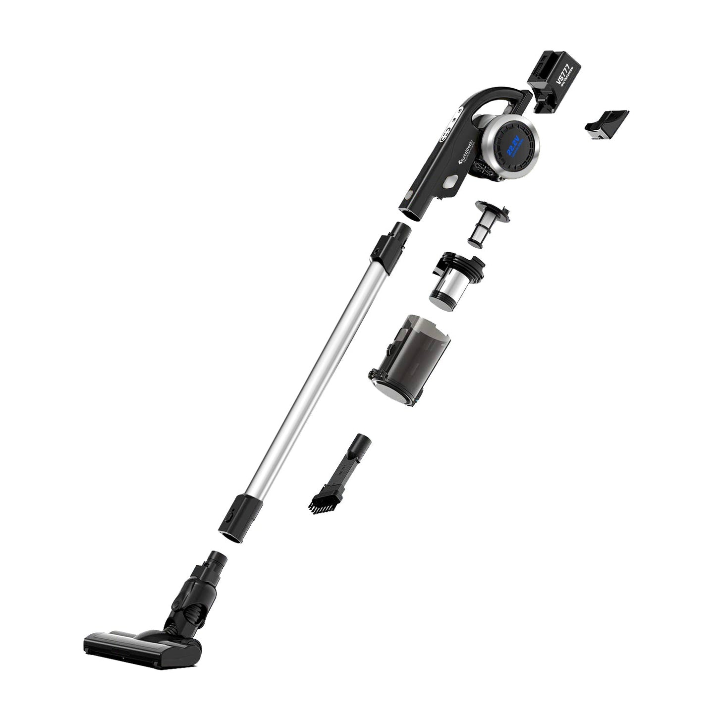 Aspirateur balai ultra léger sans fil avec chargeur mural