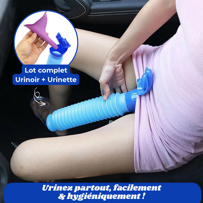 Urinoir Portable Rétractable 750ml – Pratique pour Voyager et Camper
