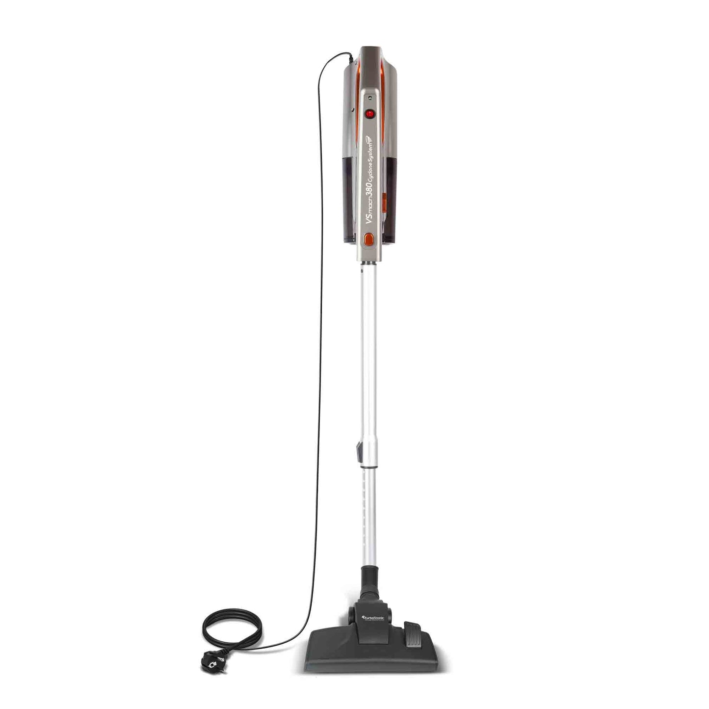 Aspirateur Cyclonique 400W avec Brosse Universelle - Manœuvre Facile et Design Élegant