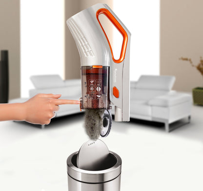 Aspirateur Cyclonique 400W avec Brosse Universelle - Manœuvre Facile et Design Élegant