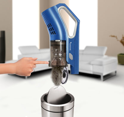 Aspirateur Cyclonique 400W avec Brosse Universelle - Manœuvre Facile et Design Élegant